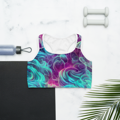 Sports Bra - Galactic Bloom