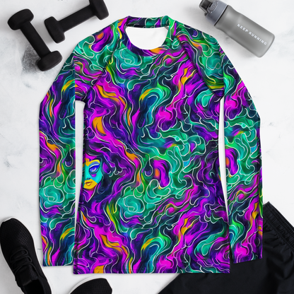 Women's Rash Guard - Vortex Dream