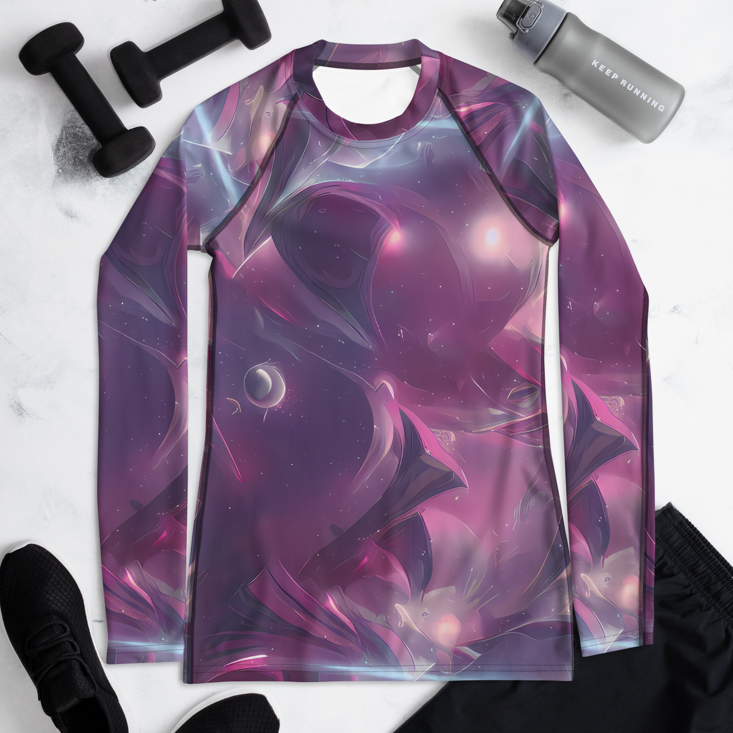 Women's Rash Guard - Vertex Visions
