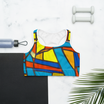 Sports Bra - Mondrian Mesh