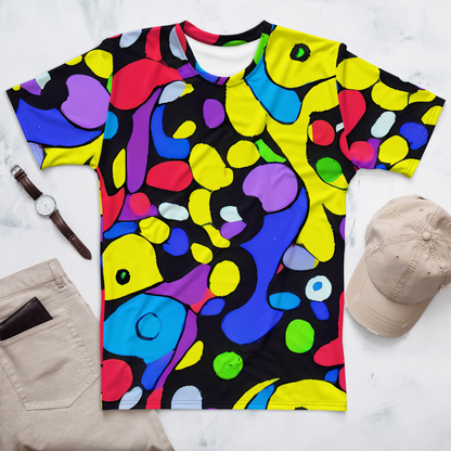 Men's Crew Neck T-Shirt - Miró's Mosaic