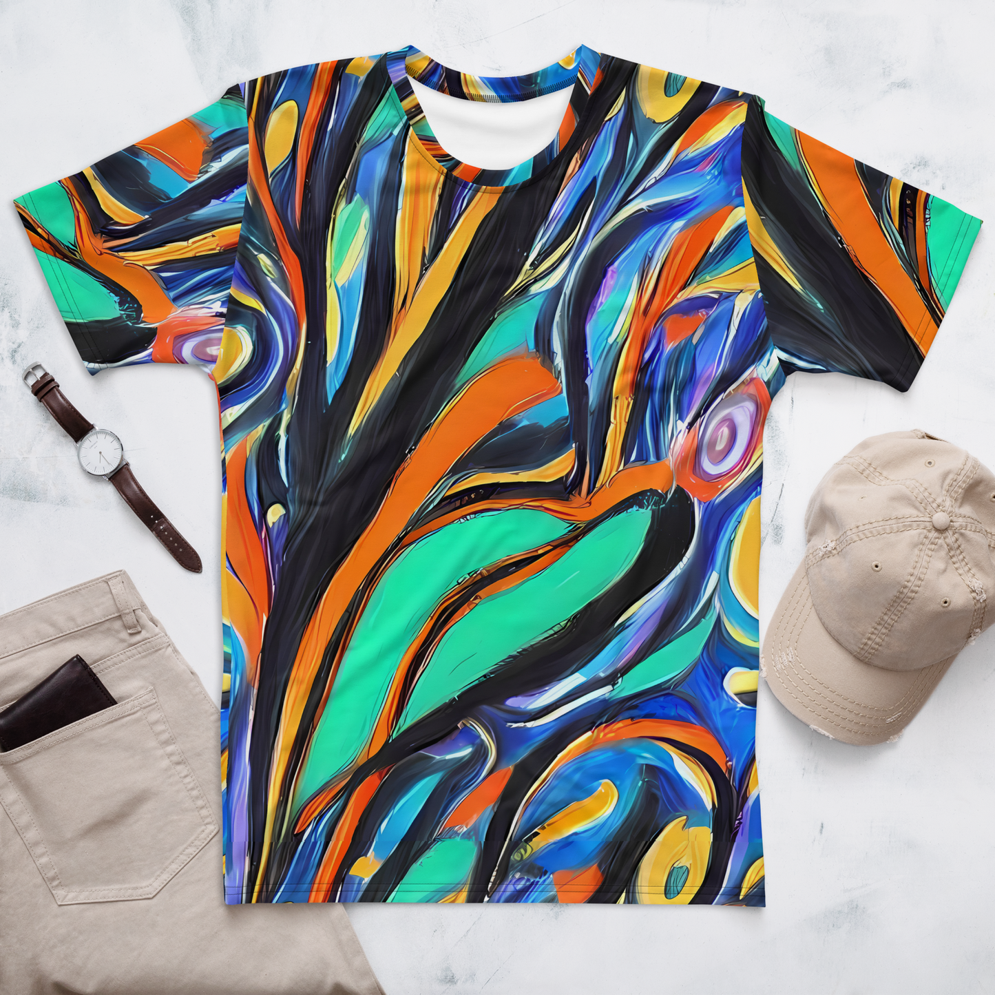 Men's Crew Neck T-Shirt - Carr's Whirl