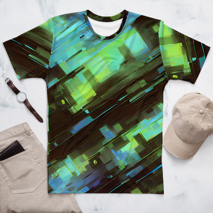 Men's Crew Neck T-Shirt - Cyber Shard