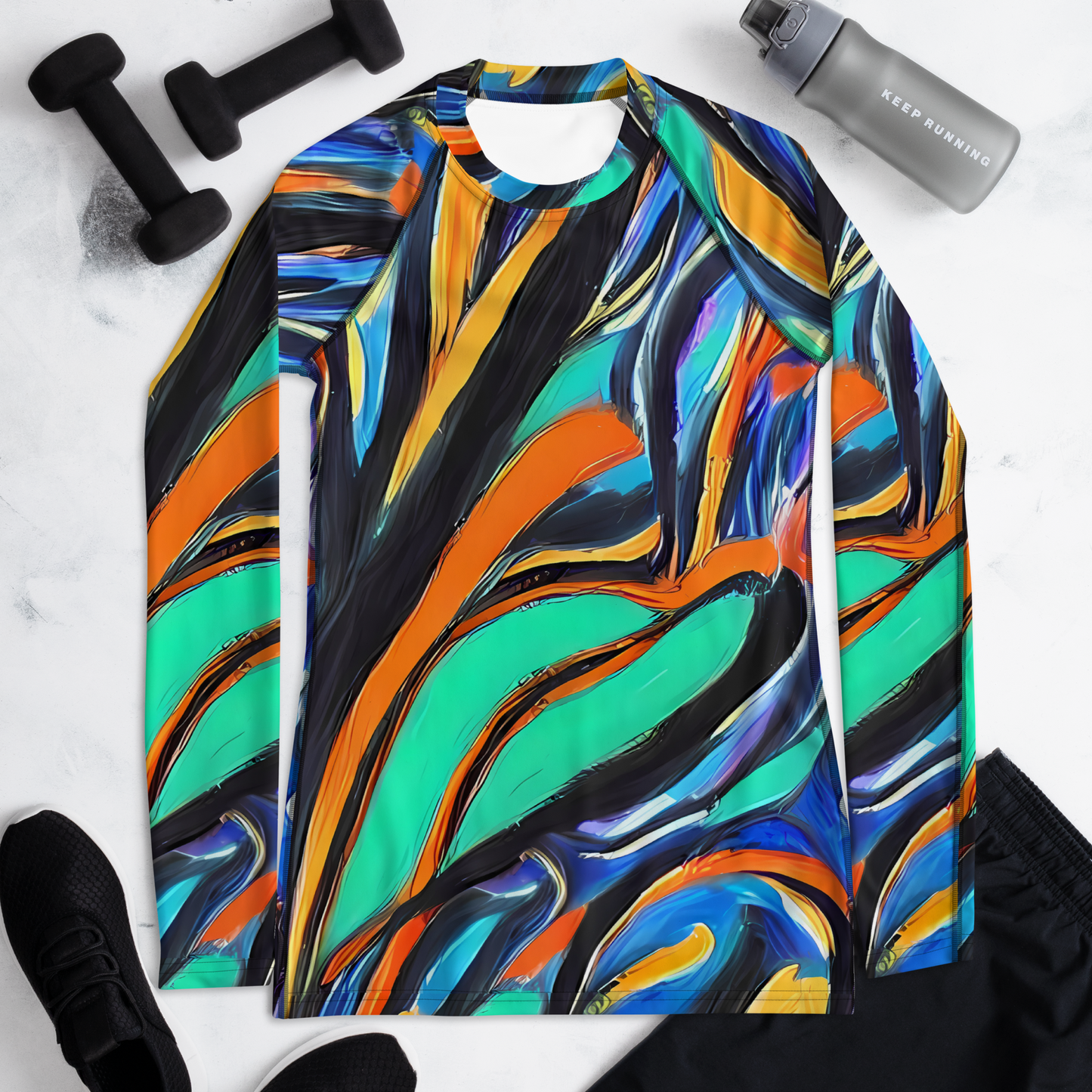 Women's Rash Guard - Carr's Whirl