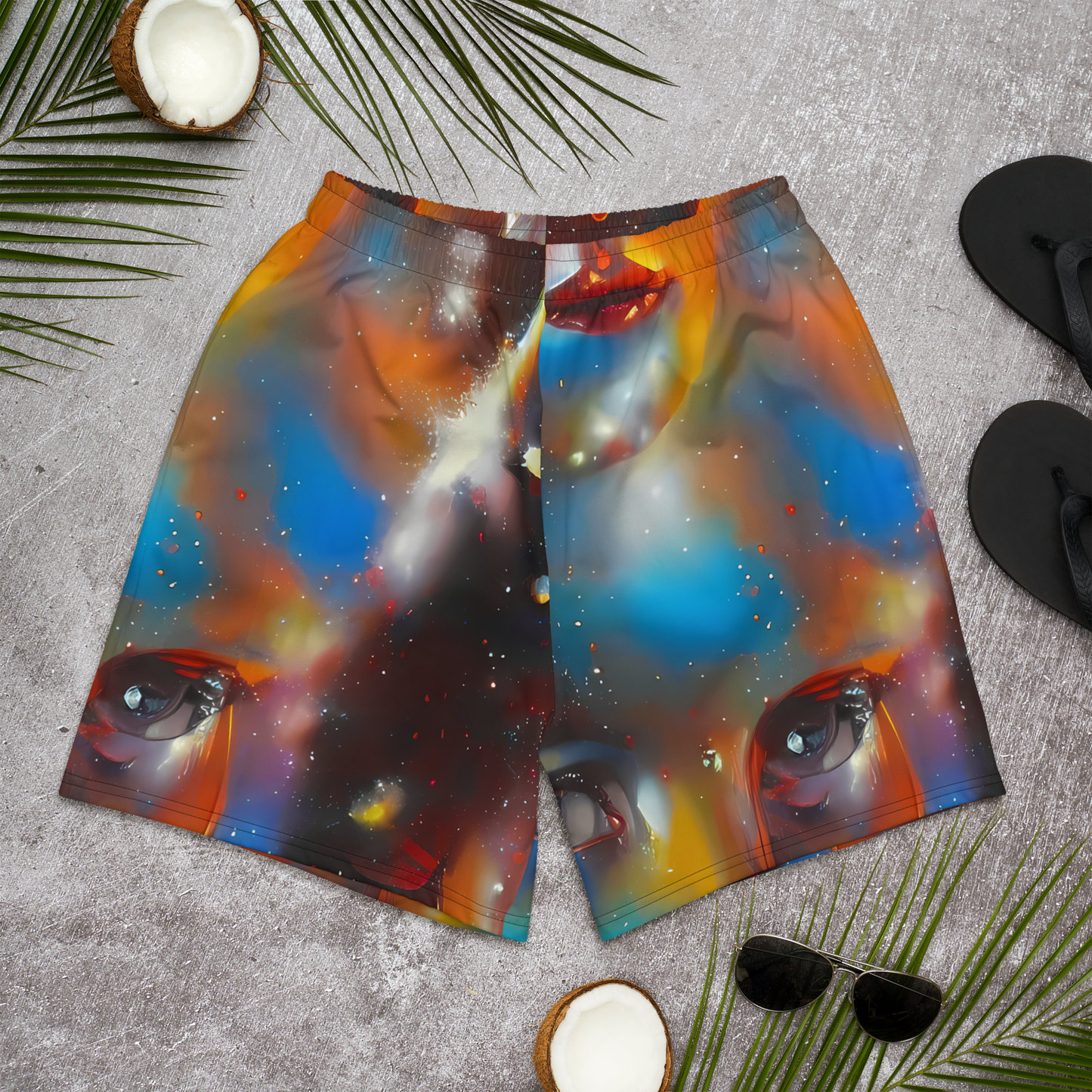 Men's Athletic Shorts - Celestial Vogue