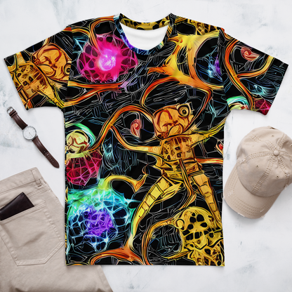 Men's Crew Neck T-Shirt - Psychedelic Pulsar