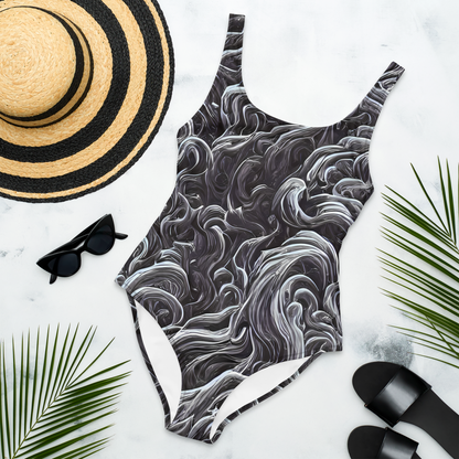 One-Piece Swimsuit - Savrasov Swirls