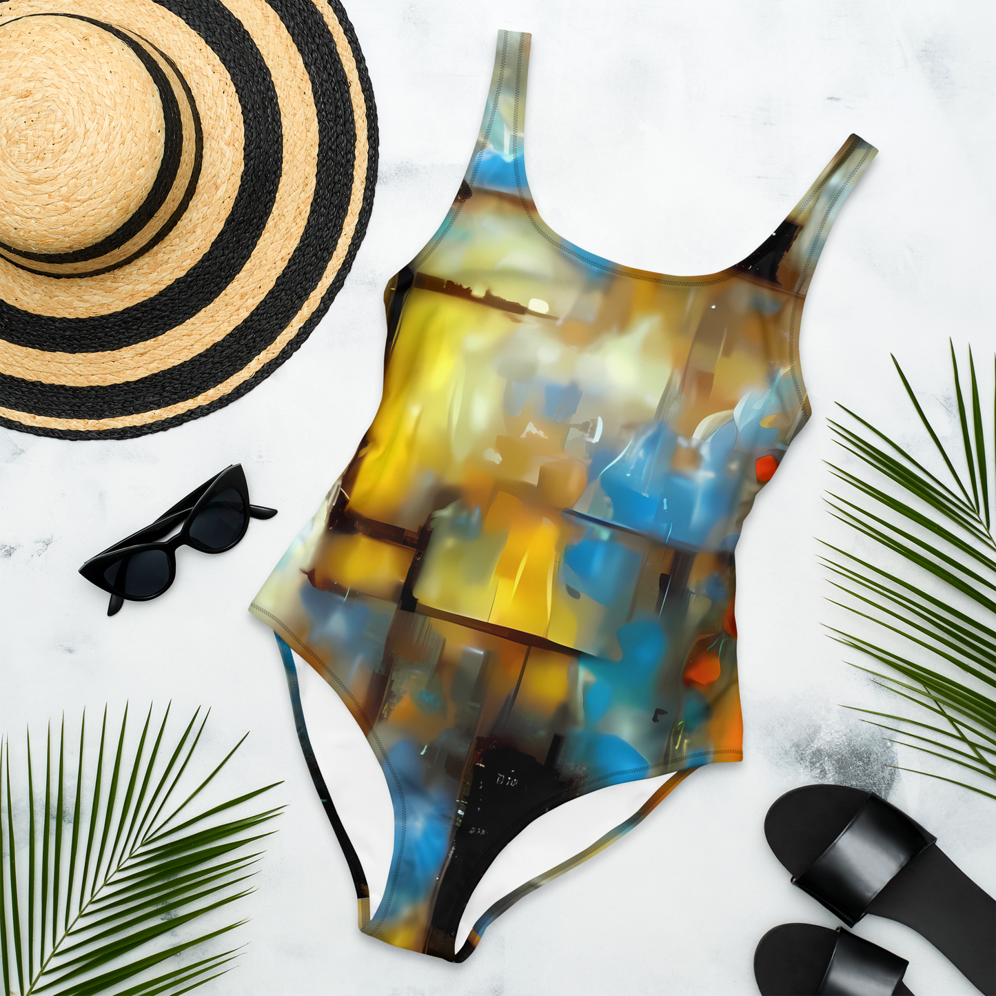 One-Piece Swimsuit - Kohn Cubism