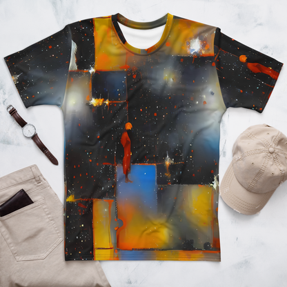 Men's Crew Neck T-Shirt - Monet's Matrix