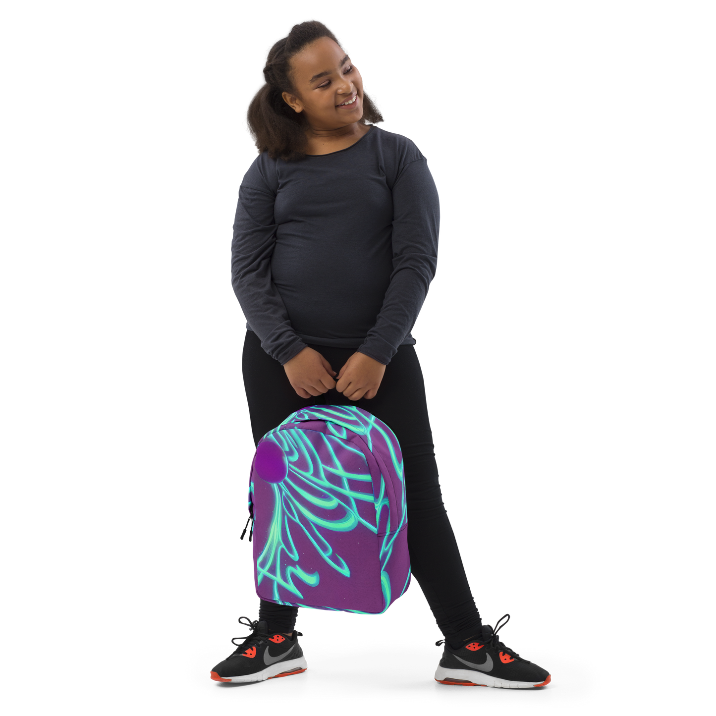 Minimalist Backpack - Neon Drift