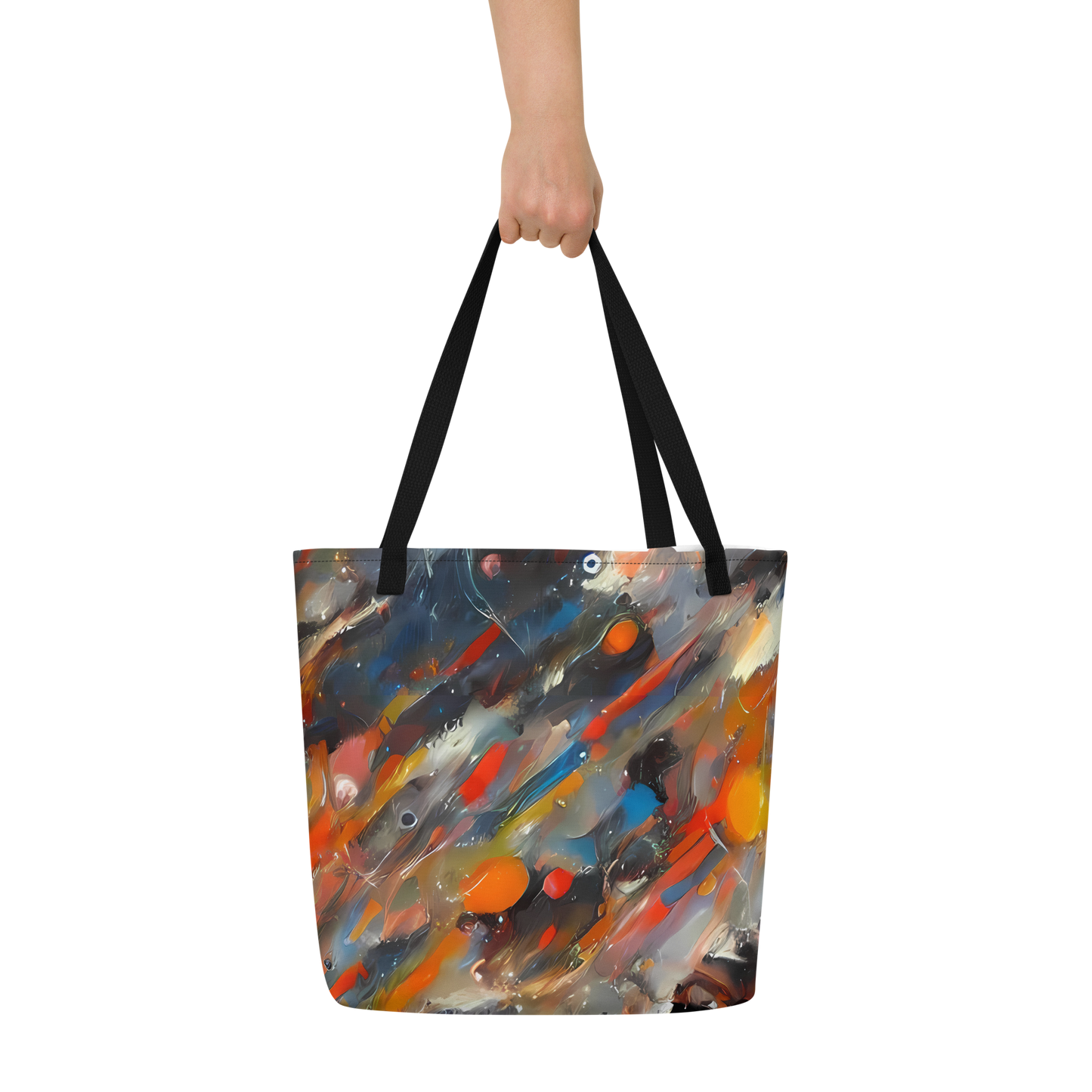 Large Tote Bag w/ Pocket - Palette Rush