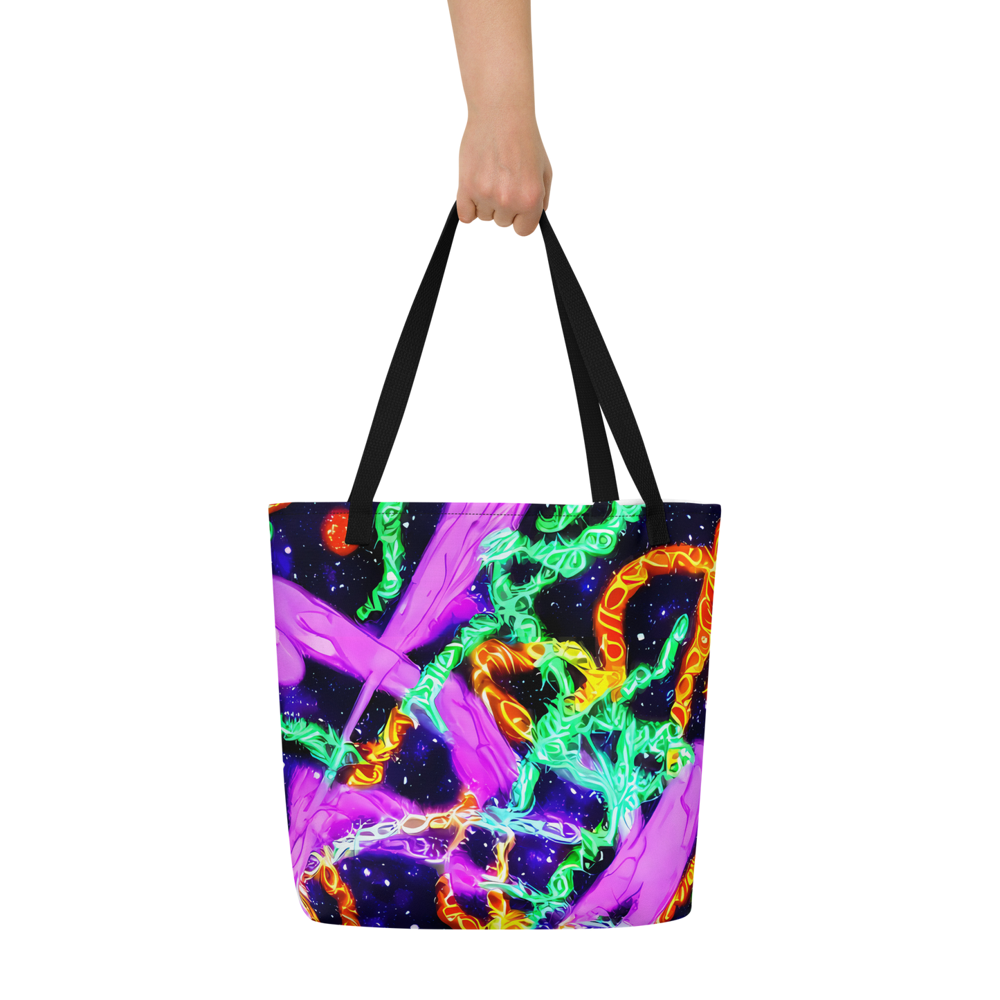 Large Tote Bag w/ Pocket - Enckell's Nebula