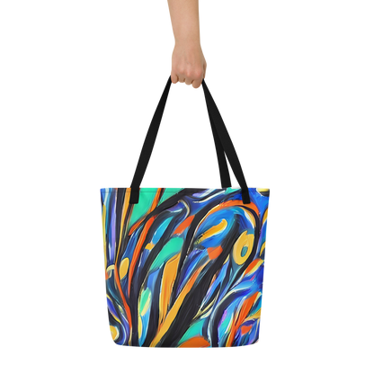 Large Tote Bag w/ Pocket - Carr's Whirl