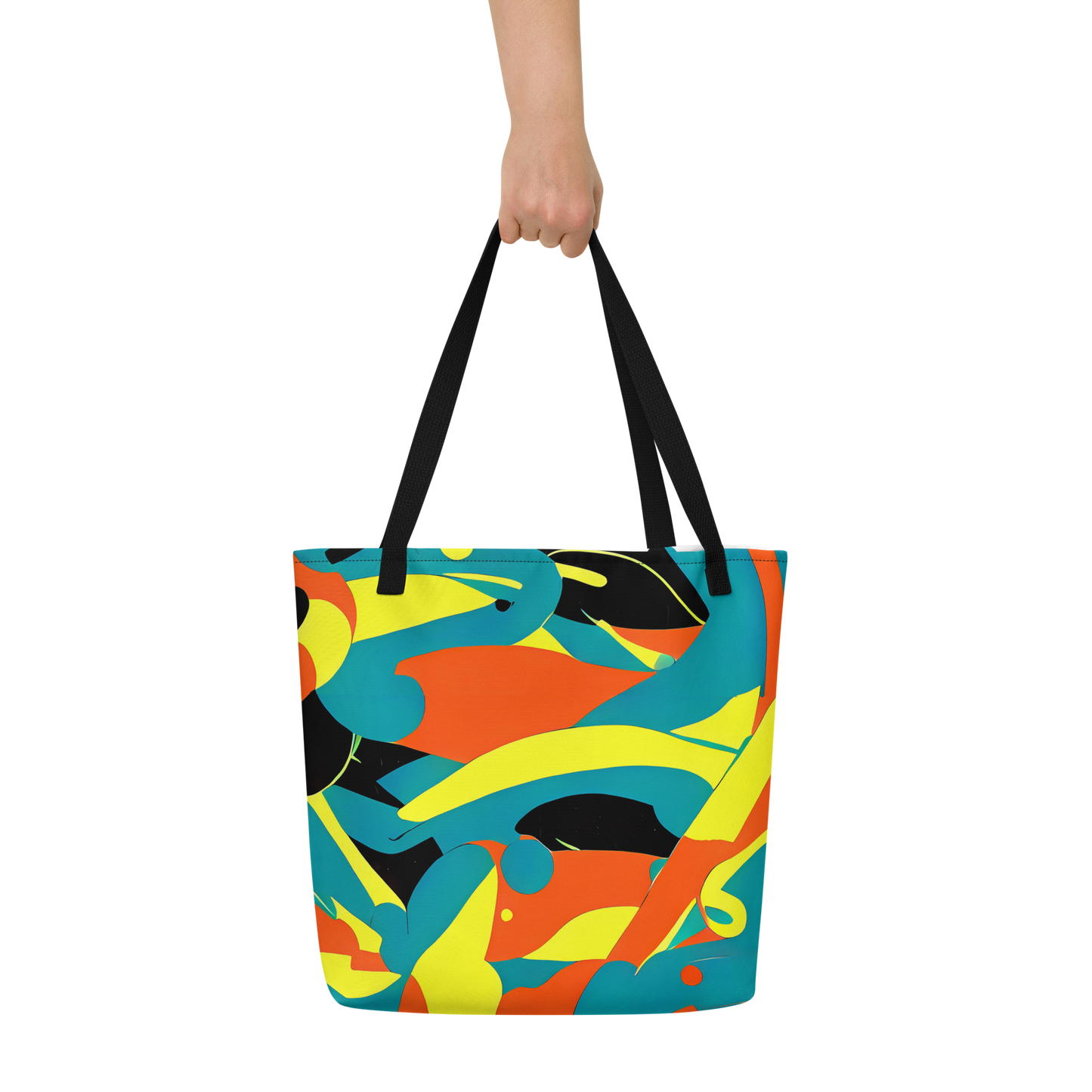 Large Tote Bag w/ Pocket - Gerace Jive