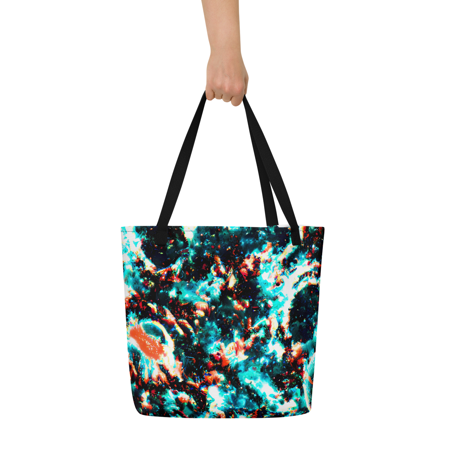 Large Tote Bag w/ Pocket - Whirlpool Dream