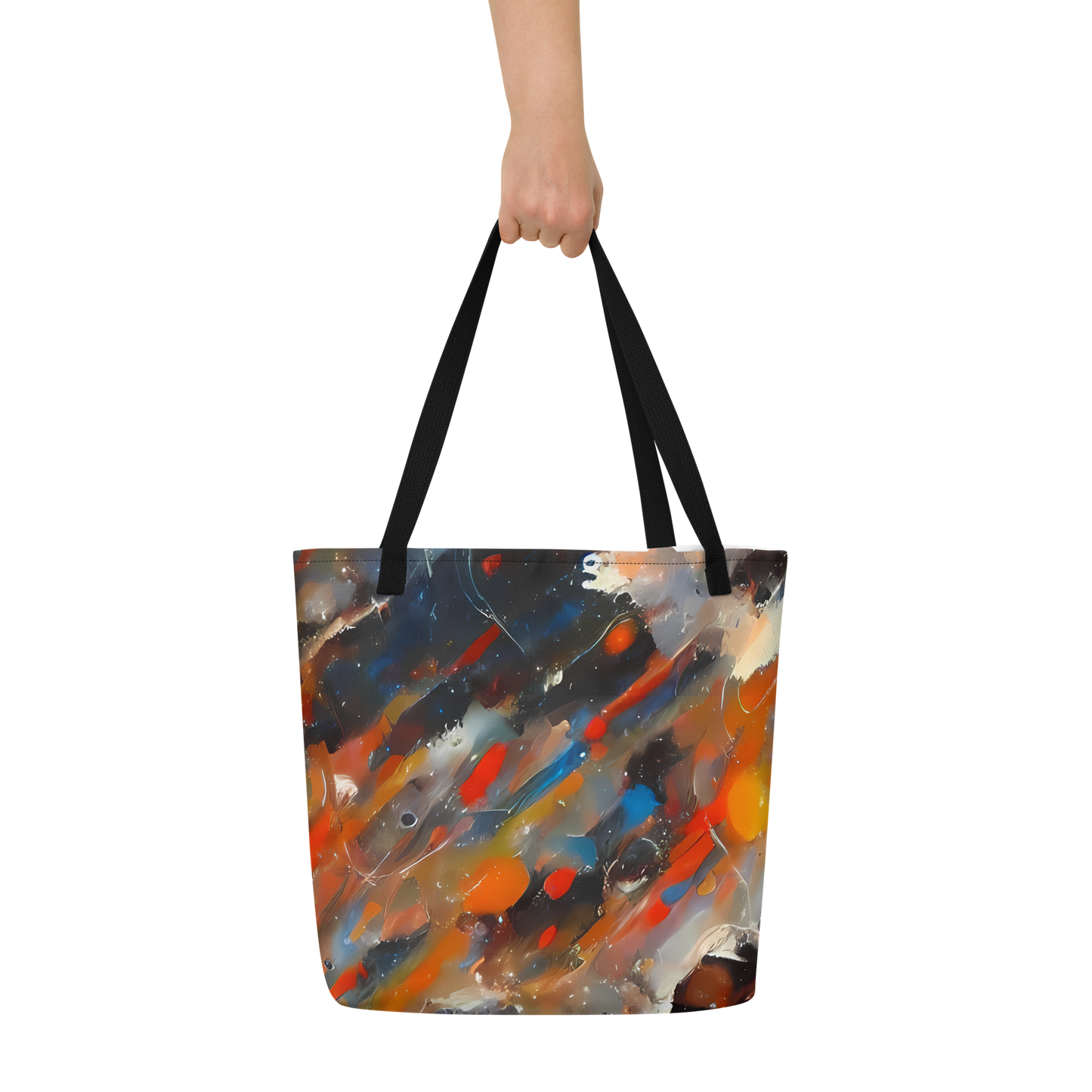 Large Tote Bag w/ Pocket - Kohn's Whirl