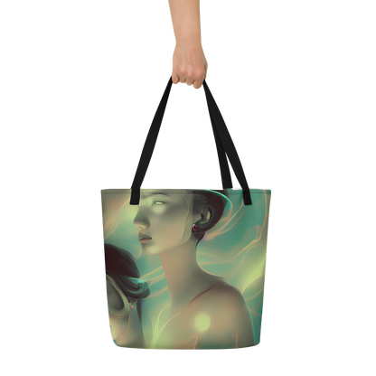 Large Tote Bag w/ Pocket - Spectral Whisper