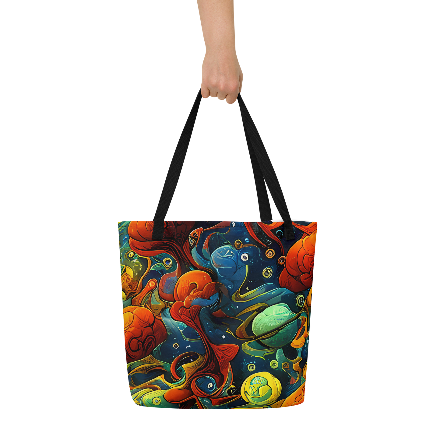 Large Tote Bag w/ Pocket - Duncanson Dream