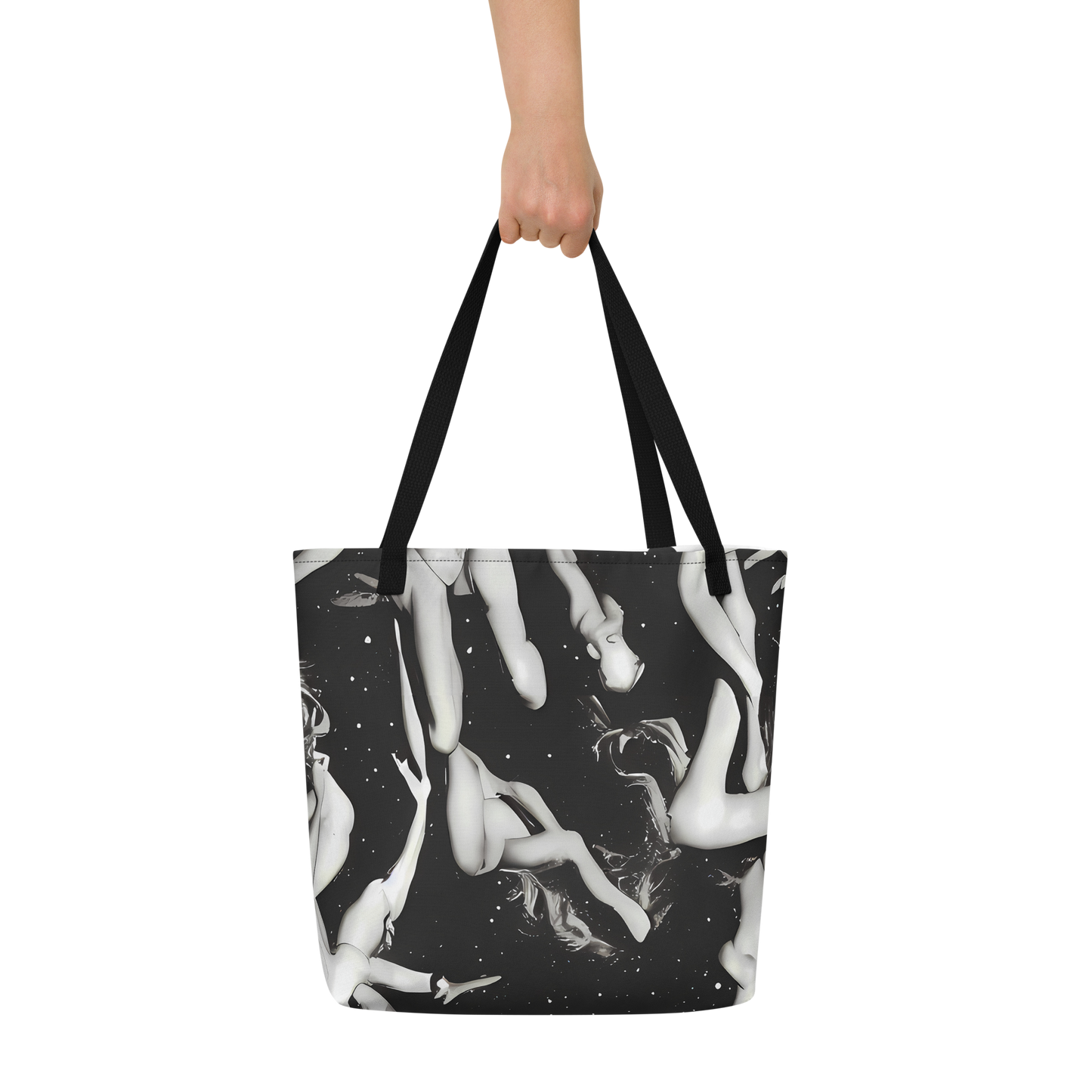 Large Tote Bag w/ Pocket - Galactic Vogue