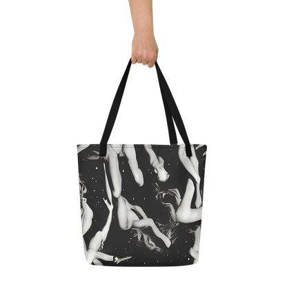 Large Tote Bag w/ Pocket - Galactic Vogue