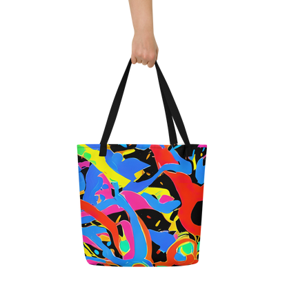 Large Tote Bag w/ Pocket - Orbit Opus