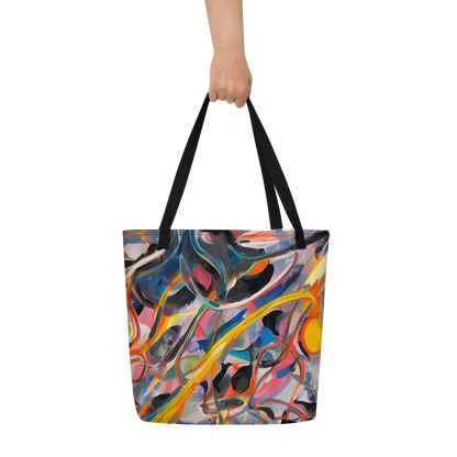 Large Tote Bag w/ Pocket - Brazen Rhapsody