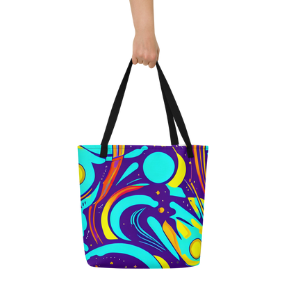 Large Tote Bag w/ Pocket - Blasted Bazaar