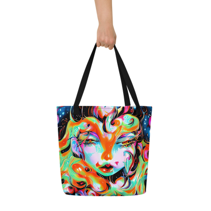 Large Tote Bag w/ Pocket - Viveros Vortex