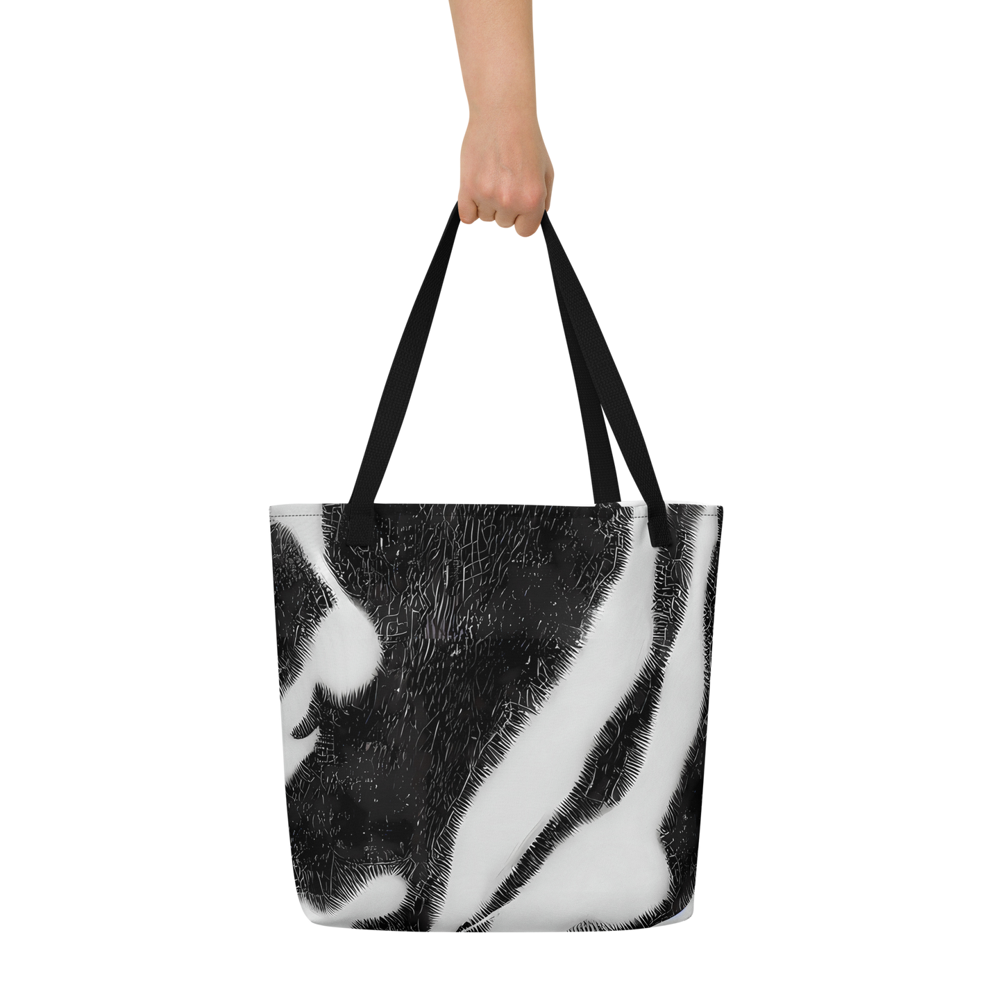 Large Tote Bag w/ Pocket - Ray's Illusion