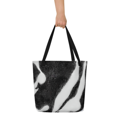 Large Tote Bag w/ Pocket - Ray's Illusion