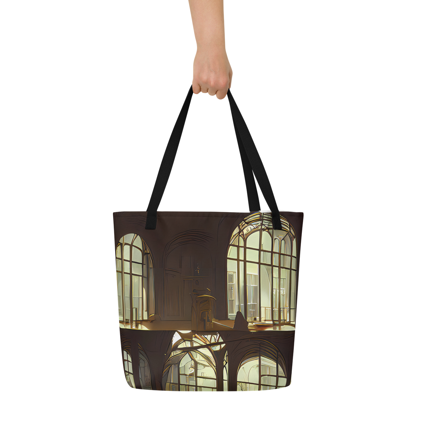 Large Tote Bag w/ Pocket - Dutch Perspective