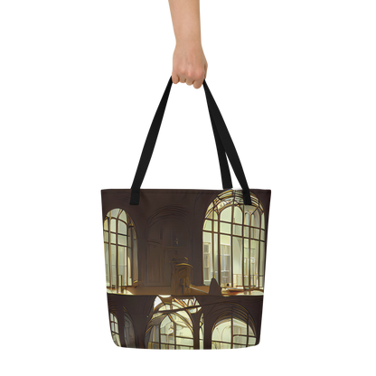 Large Tote Bag w/ Pocket - Dutch Perspective