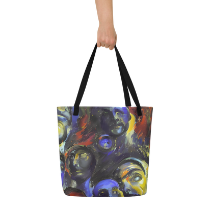 Large Tote Bag w/ Pocket - Corinthian Gaze