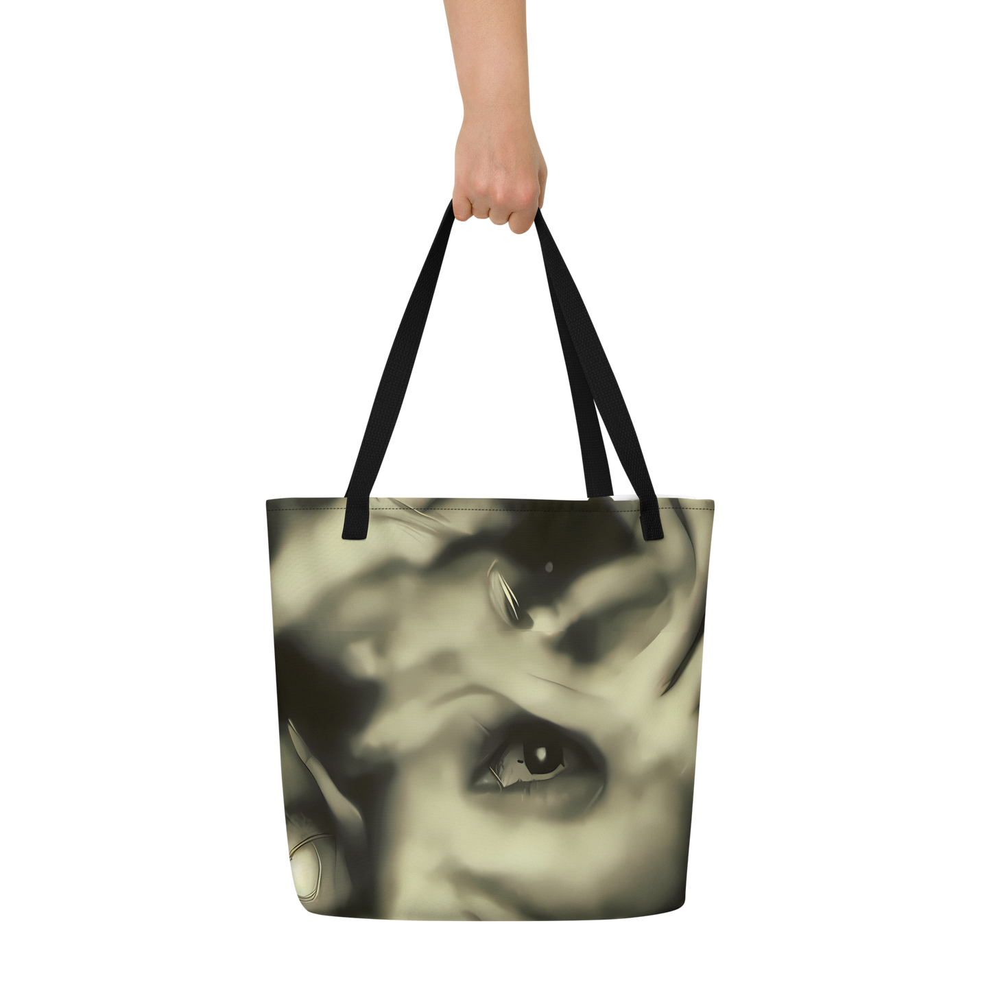 Large Tote Bag w/ Pocket - Newtonian Whisper