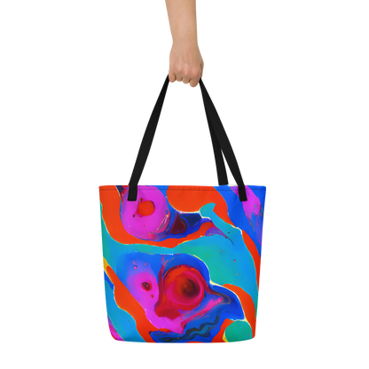 Large Tote Bag w/ Pocket - Irvin Rhapsody