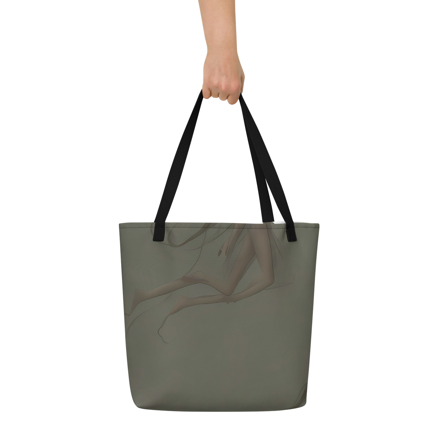 Large Tote Bag w/ Pocket - Valsecchi's Veil