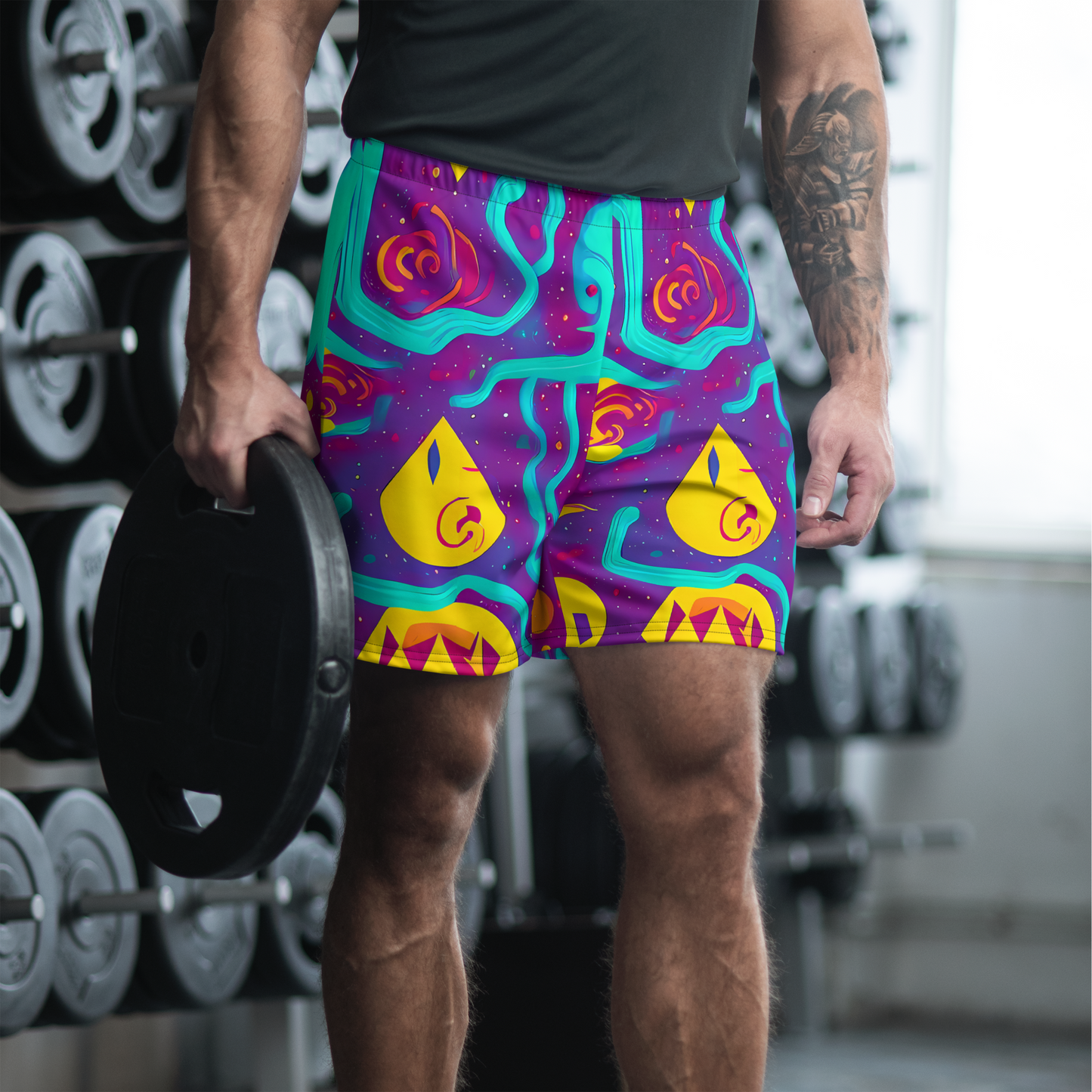 Men's Athletic Shorts - Cosmic Current