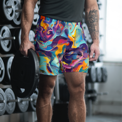 Men's Athletic Shorts - Whimsical Fusion