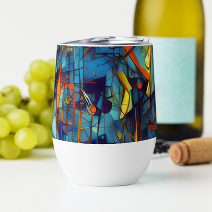 Wine Tumbler - Abstract Eddy