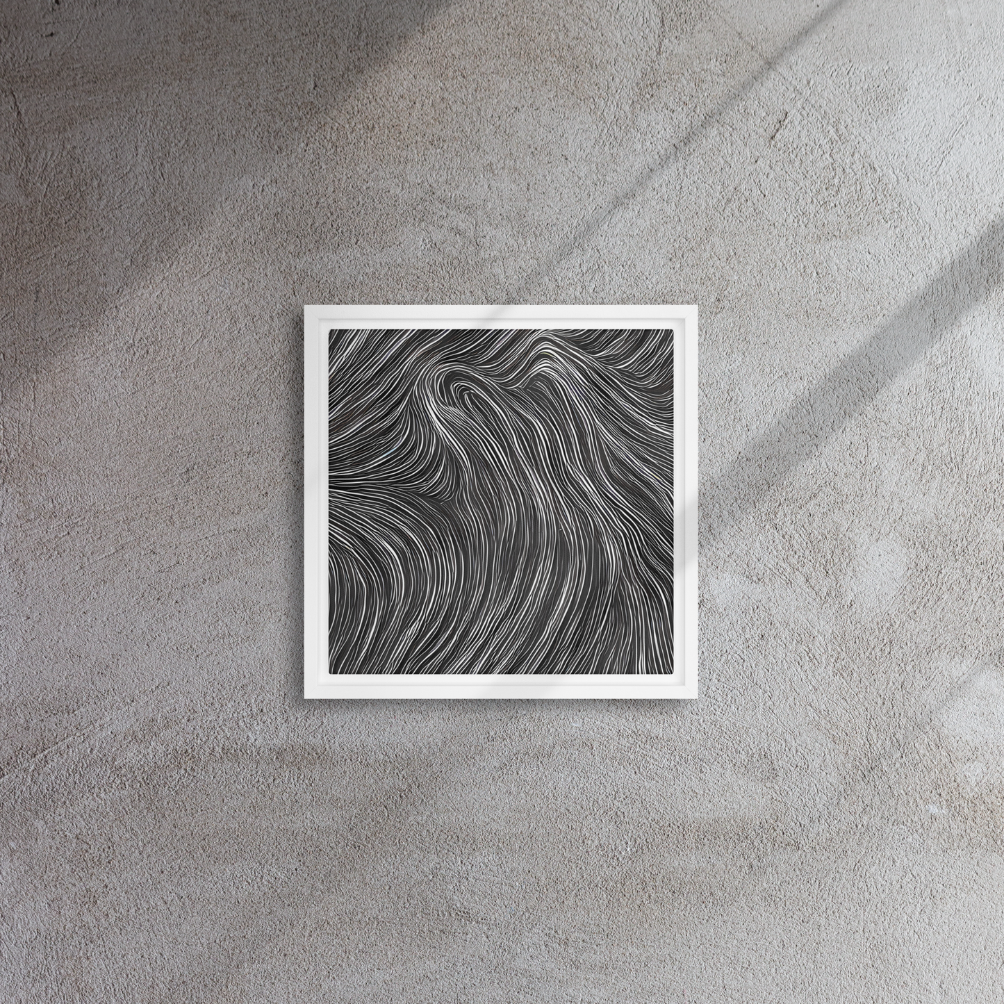 Framed Canvas - Wirth Waves