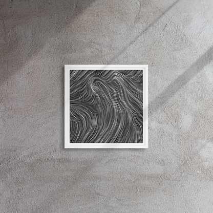 Framed Canvas - Wirth Waves