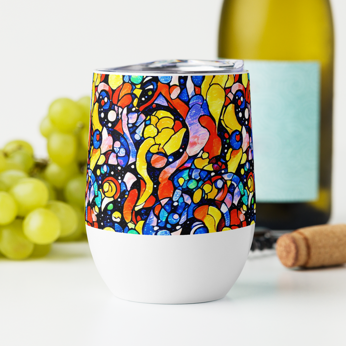 Wine Tumbler - Supernova Symphony