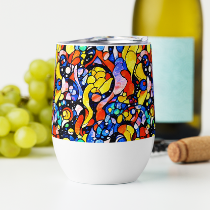 Wine Tumbler - Supernova Symphony