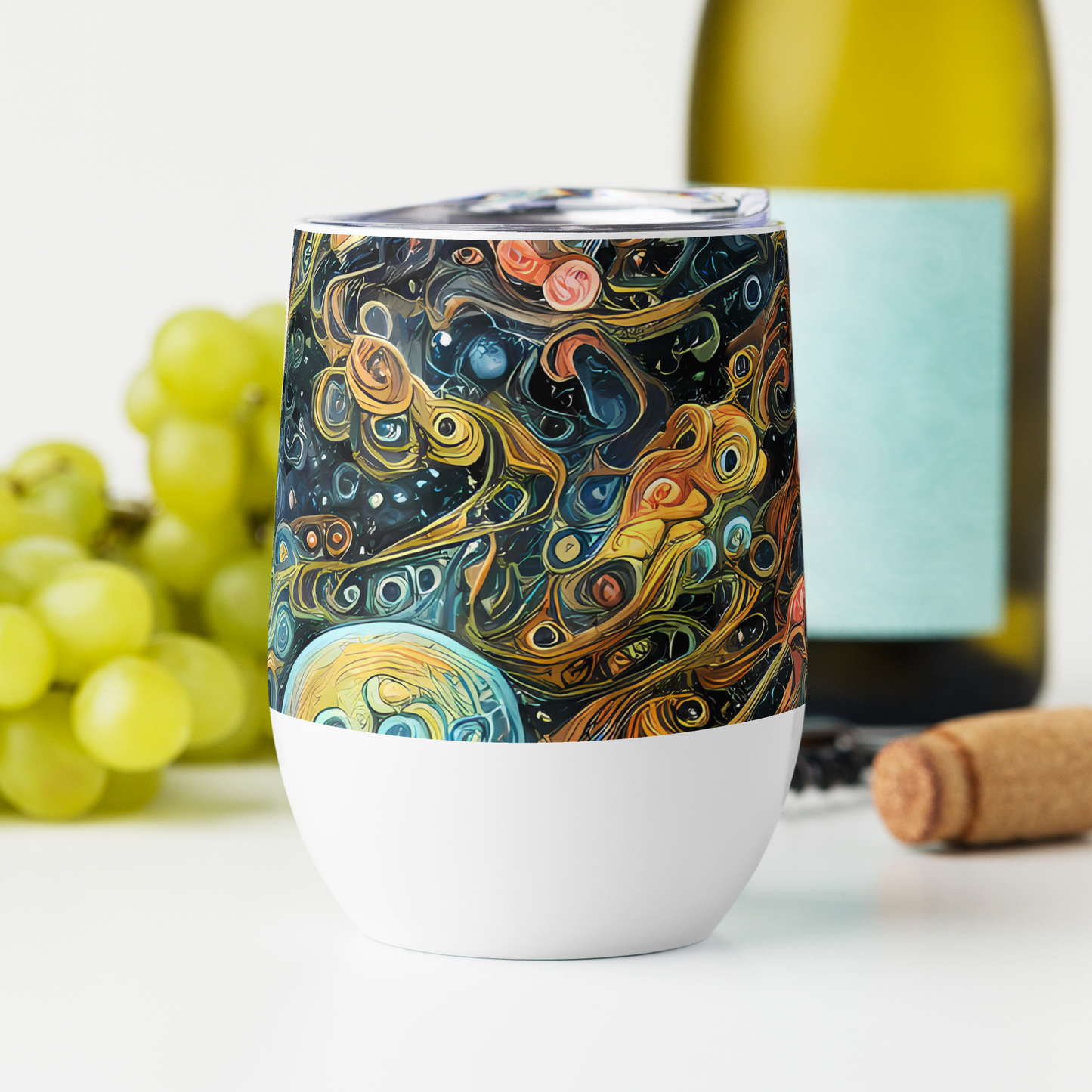 Wine Tumbler - Wild Cosmos