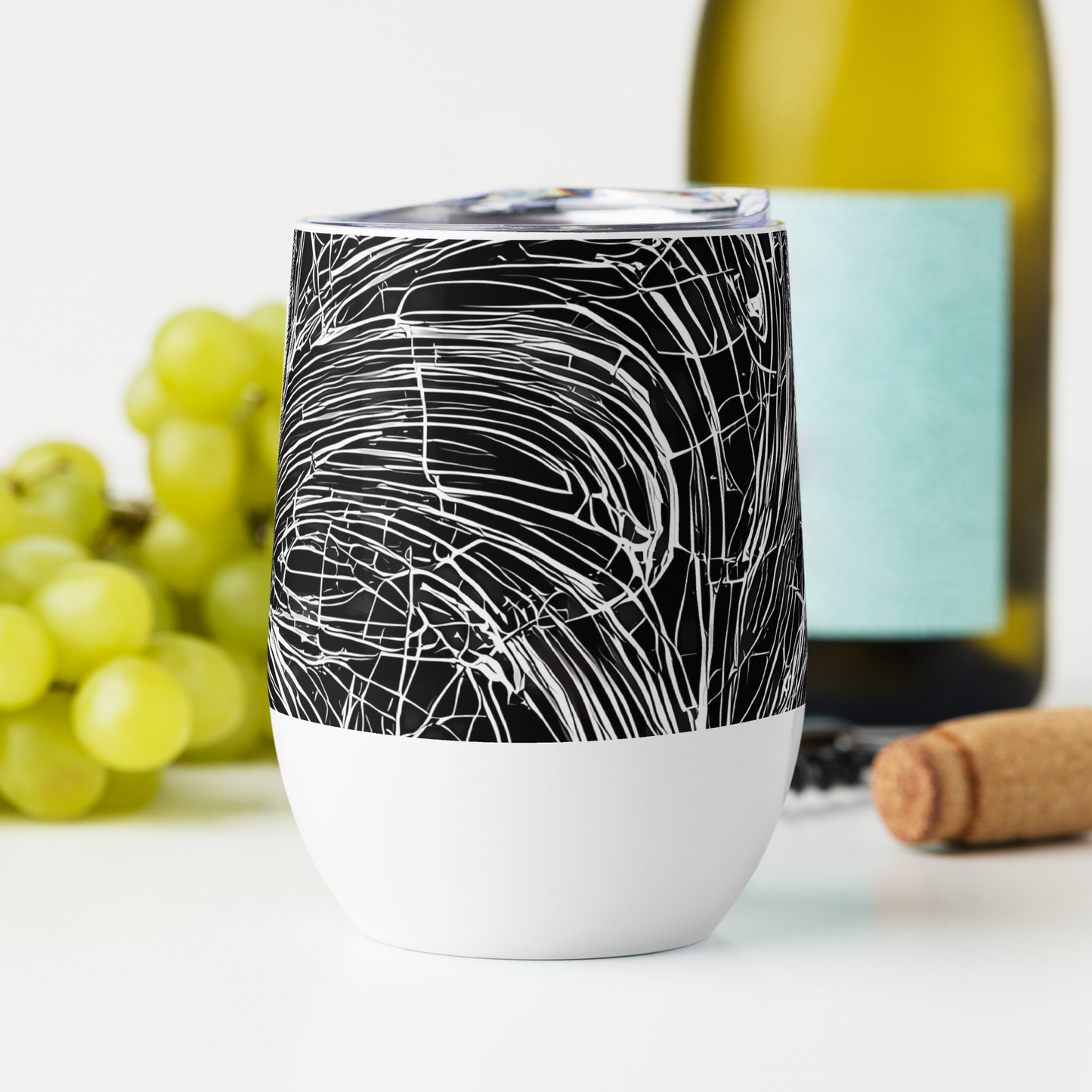 Wine Tumbler - Biomech Spiral