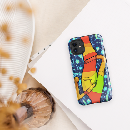 Tough Case for iPhone® - Cosmic Siblings