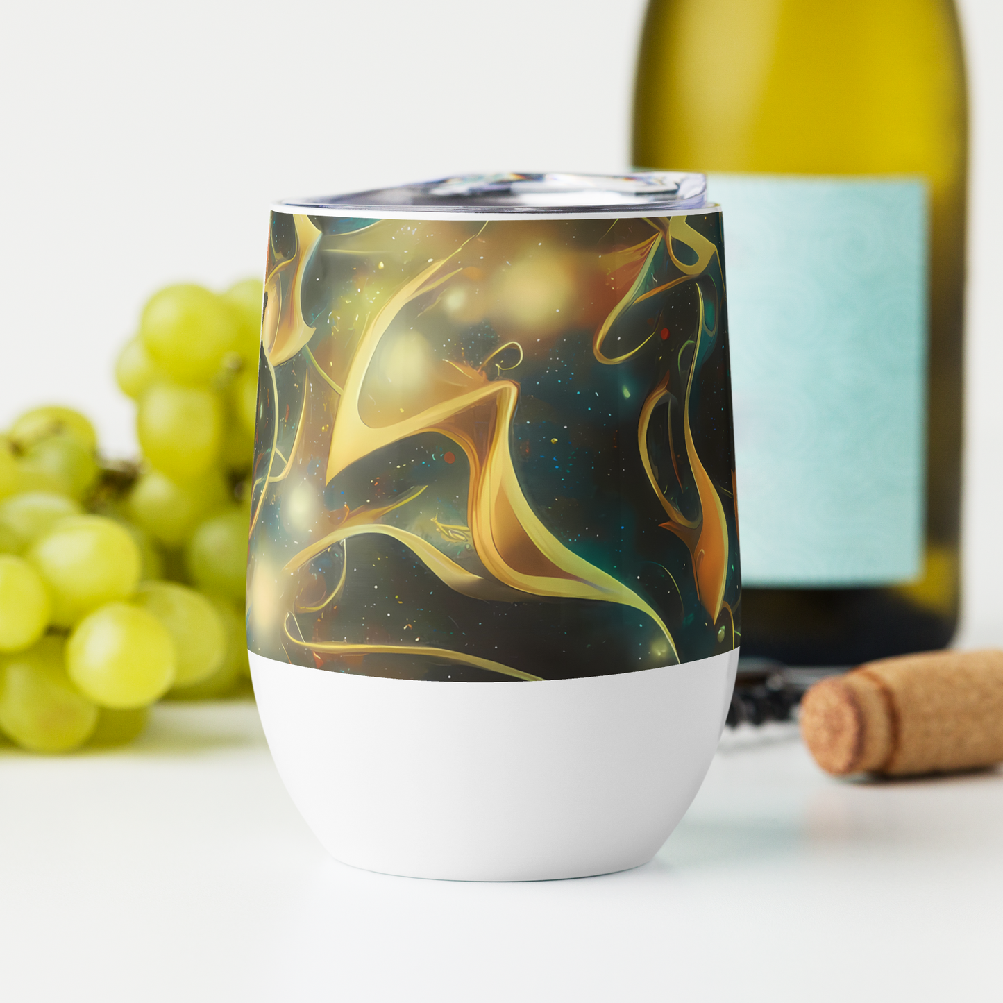 Wine Tumbler - Whispering Galaxies