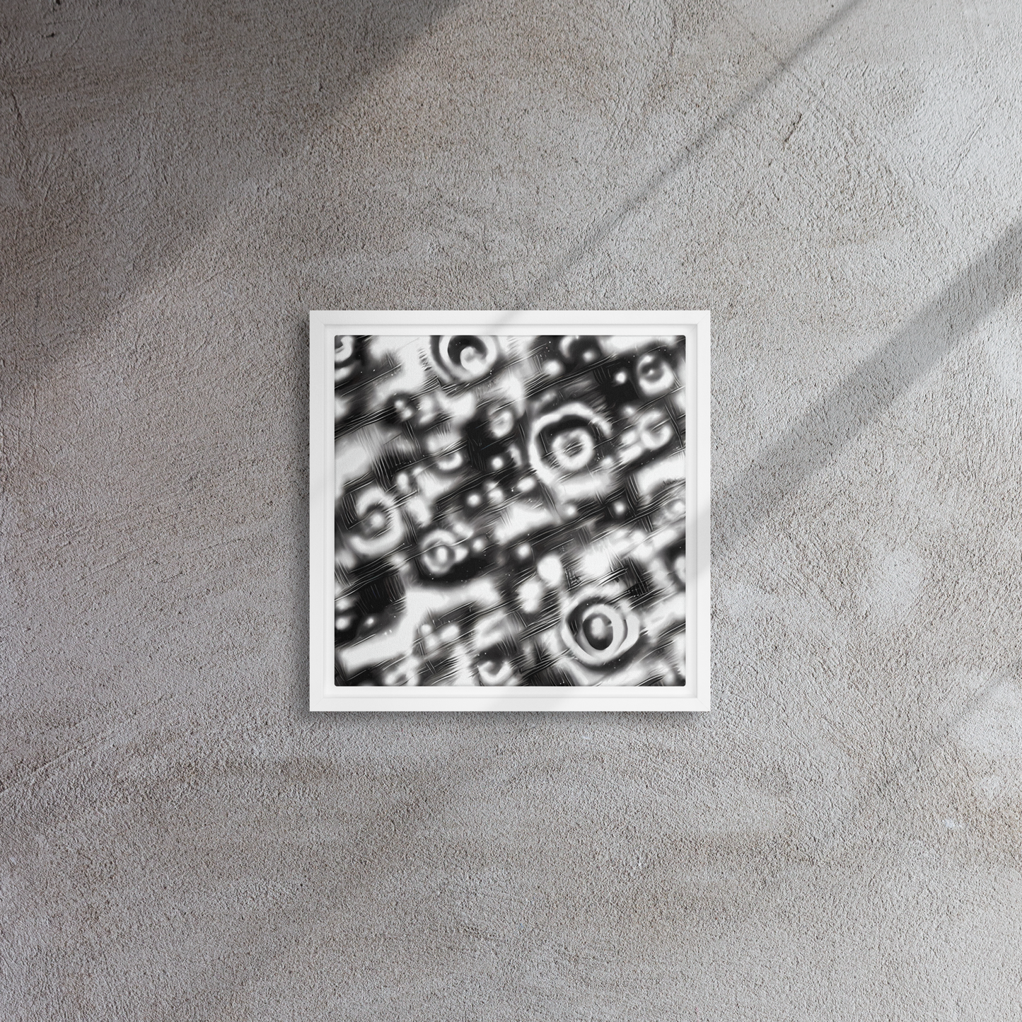 Framed Canvas - Bernhard Swirl