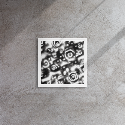 Framed Canvas - Bernhard Swirl