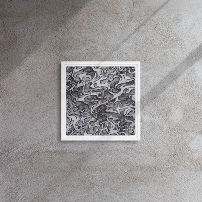 Framed Canvas - Mashburn Swirls